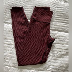 Alo High Waist Jacquard Houndstooth Leggings - *RARE* - VEUC